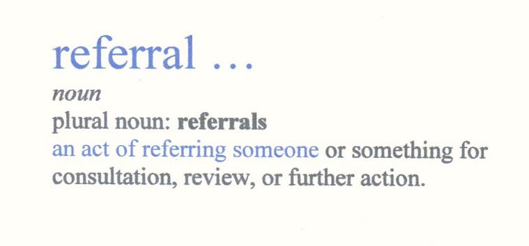 Lead, or referral?