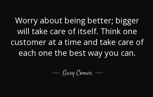 Become better, not&nbsp;bigger.